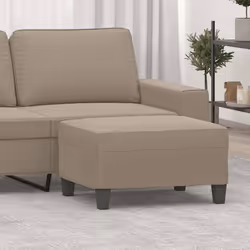 Ajoutez instantanément une touche moderne à votre décoration intérieure avec ce tabouret confortable et stable ! Microfibre r ...