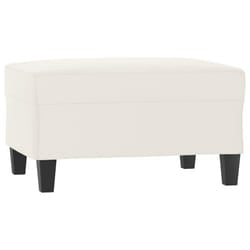 vidaXL Repose-pied Beige 70x55x41 cm Tissu microfibre