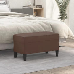 vidaXL Banc Marron - Similicuir
