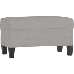 Banc Gris clair 70x35x41 cm Tissu Vidaxl