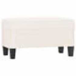vidaXL Banc Crème 70x35x41 cm Similicuir