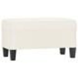 vidaXL Banc Crème 70x35x41 cm Similicuir