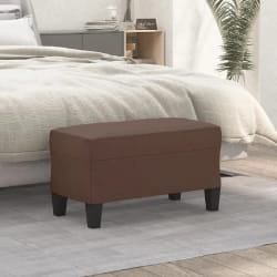 vidaXL Banc Marron - 70 cm Similicuir