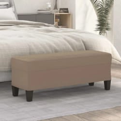vidaXL Banc intérieur - Taupe - Microfibre