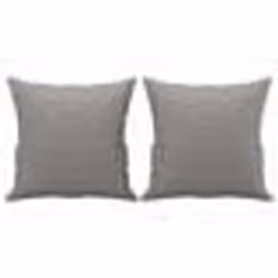 vidaXL Coussins décoratifs 2 pcs Gris clair 40x40 cm Tissu 349471