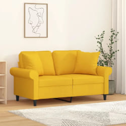 VIDAXL Jaune clair 40x40cm