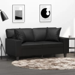VidaXL Oreillers Noir