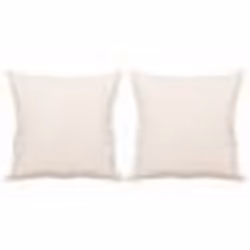 vidaXL Coussins décoratifs lot de 2 Beige 40x40 cm Tissu microfibre