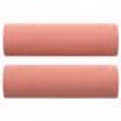 vidaXL Coussins décoratifs lot de 2 Rose Ø15x50 cm Velours