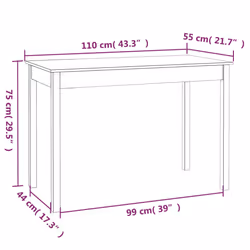 VidaXL 814250 table de cuisine et de salle à manger - Vue supplémentaire 8