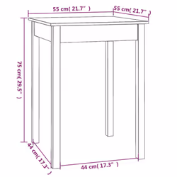 VidaXL 814254 table de cuisine et de salle à manger - Vue supplémentaire 8