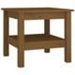 vidaXL Table basse Marron miel 45x45x40 cm Bois massif de pin