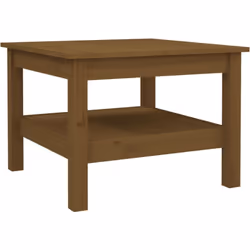 Ajoutez une touche d'élégance à votre décoration intérieure avec cette élégante table basse en bois. Bois de pin massif : le  ...