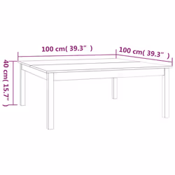 VidaXL 814292 Table à café, latérale et de salon - Vue supplémentaire 7