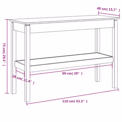 VidaXL 814300 Table à café, latérale et de salon - Vue supplémentaire 7