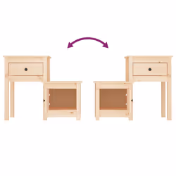 VidaXL 814540 Table de nuit et table de chevet - Vue supplémentaire 6