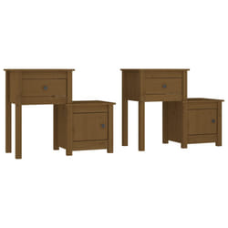 VidaXL 814546 Table de nuit et table de chevet Marron