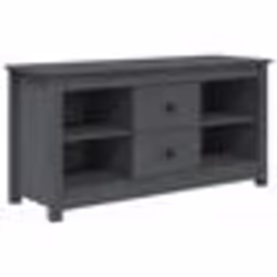 vidaXL Meuble TV Gris 103x36,5x52 cm Bois de pin massif