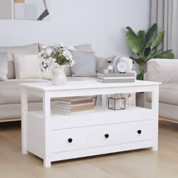 Cette table basse classique en bois crée plus d'espace de rangement et est conçue pour être un beau supplément à votre maison ...
