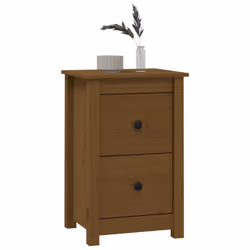 VidaXL 820952 Table de nuit et table de chevet Marron - Vue supplémentaire 7