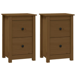 VidaXL 820953 Table de nuit et table de chevet Marron