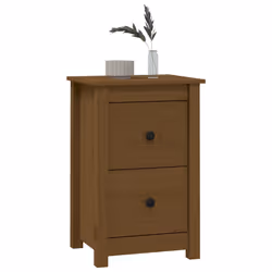 VidaXL 820953 Table de nuit et table de chevet Marron - Vue supplémentaire 8