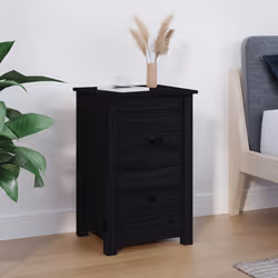 VidaXL 820954 Table de nuit et table de chevet Noir