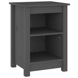 VidaXL 820961 Table de nuit et table de chevet Gris