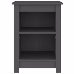 VidaXL 820961 Table de nuit et table de chevet Gris