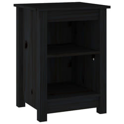 VidaXL 820964 Table de nuit et table de chevet Noir