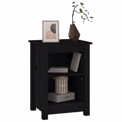 VidaXL 820964 Table de nuit et table de chevet Noir - Vue supplémentaire 5