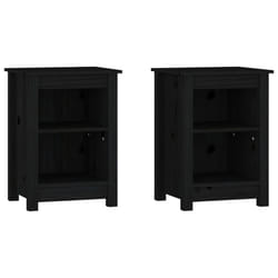 VidaXL 820965 Table de nuit et table de chevet Noir