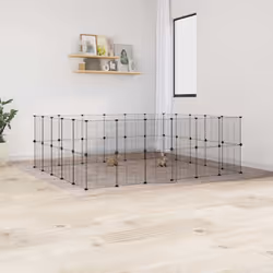 Cette cage pour animaux de compagnie offre un espace clos spacieux et sûr pour que vos adorables animaux de compagnie puissen ...