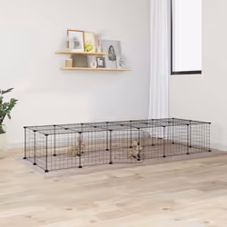 Cette cage pour animaux de compagnie offre un espace clos spacieux et sûr pour que vos adorables animaux de compagnie puissen ...