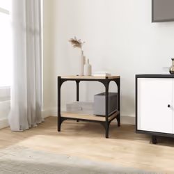 Ce meuble TV accrocheur dégage une touche de charme industriel qui s'intègre parfaitement à la décoration de votre pièce. Mat ...