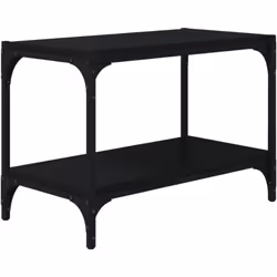 Ce meuble TV accrocheur dégage une touche de charme industriel qui s'intègre parfaitement à la décoration de votre pièce. Mat ...