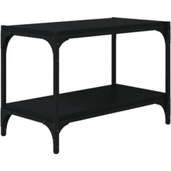 Vidaxl - Meuble tv Noir 60x33x41 cm Bois d'ingénierie et acier