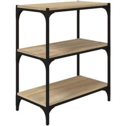 Vidaxl - Bibliothèque Chêne Sonoma 60x33x70,5 cm Bois d'ingénierie acier