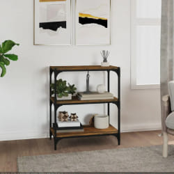 VidaXL Bibliothèque Chêne fumé 60x33x70.5cm