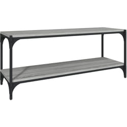 Vidaxl - Meuble tv Sonoma gris 100x33x41 cm Bois d'ingénierie et acier