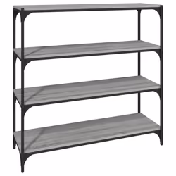 VidaXL 819360, Gris, Chêne, Acier, Bois, 1000 mm, 330 mm, 1000 mm