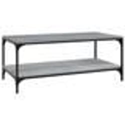vidaXL Table basse Sonoma gris 80x50x40 cm Bois d'ingénierie