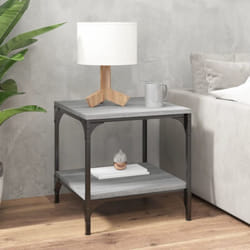 Vidaxl - Table basse Sonoma gris 50x50x40 cm Bois d'ingénierie