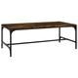 vidaXL Table basse Chêne fumé 80x50x35 cm Bois d'ingénierie