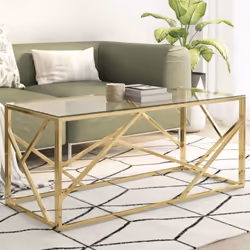 Alliant fonctionnalité et beauté, cette table basse sera le point central de votre pièce. Dessus en verre : le dessus de la t ...