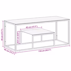 VidaXL 350020 Table à café, latérale et de salon - Vue supplémentaire 8