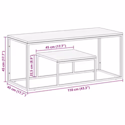 VidaXL 350023 Table à café, latérale et de salon - Vue supplémentaire 8