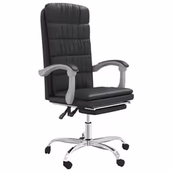 VidaXL 349653, 1 pièce(s), Coton, Simili-cuir, Métal, Polyester, Polyvinyl chloride (PVC), Noir