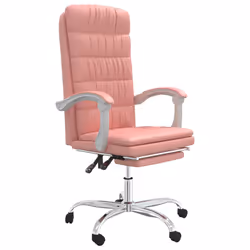 VidaXL 349657, 1 pièce(s), Coton, Simili-cuir, Métal, Polyester, Polyvinyl chloride (PVC), Rose