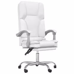 VidaXL 349682, 1 pièce(s), Coton, Simili-cuir, Métal, Polyester, Polyvinyl chloride (PVC), Blanc